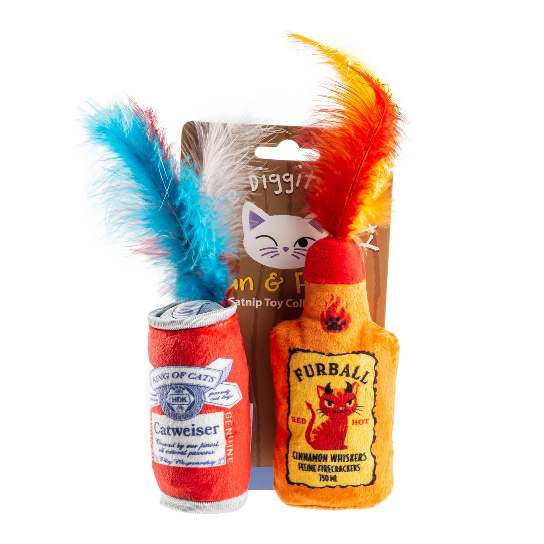 Furball & Catweiser Cat Toys - 2-Pack