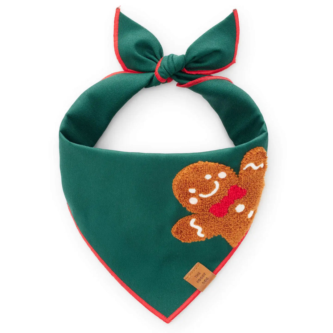 Gingerbread Man Dog Bandana
