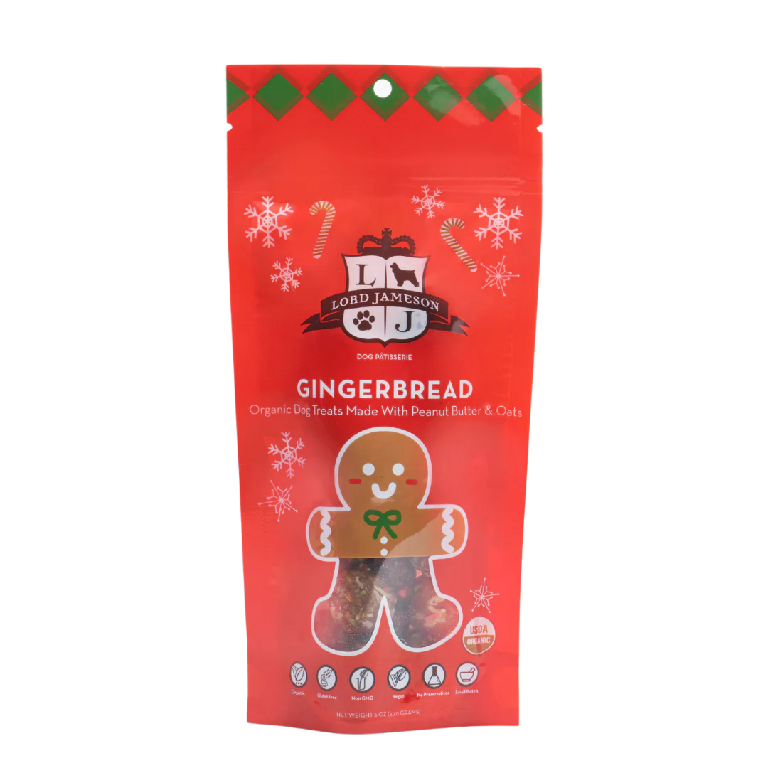 Gingerbread Pops Organic Dog Treats
