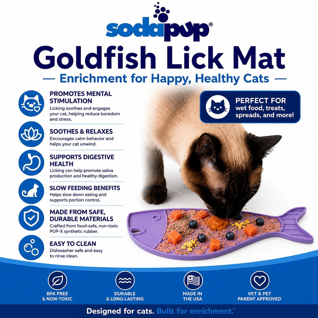 Goldfish Enrichment Lick Mat for Cats