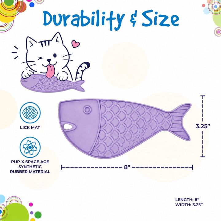 Goldfish Enrichment Lick Mat for Cats