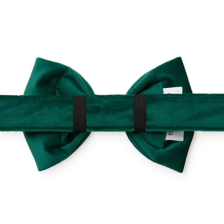 Green Velvet Bow Tie