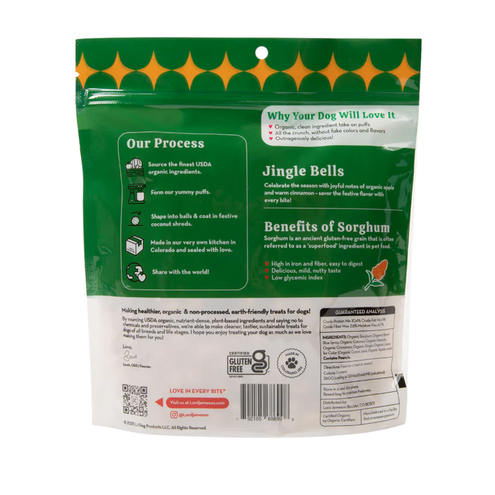 Jingle Bells Organic Dog Treats