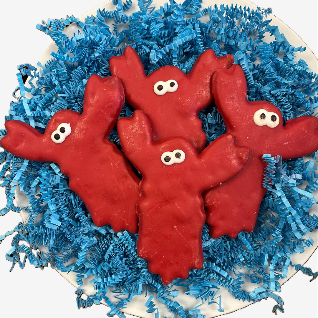 Lobster Bakery Cookies for Dogs - 4-Pack