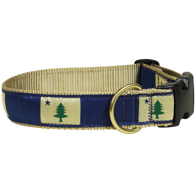 Maine Flag Dog Collar