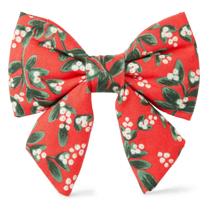 Mistletoe Dog Bow