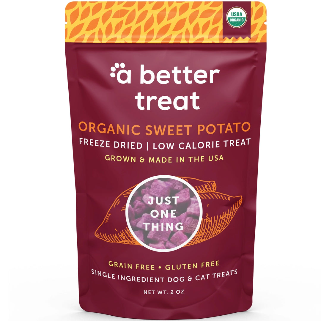 Organic Freeze-Dried Purple Sweet Potato Treats for Dogs & Cats