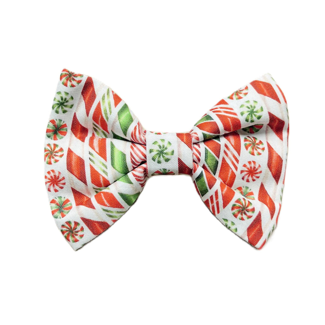 Peppermint Stripe Bow Tie