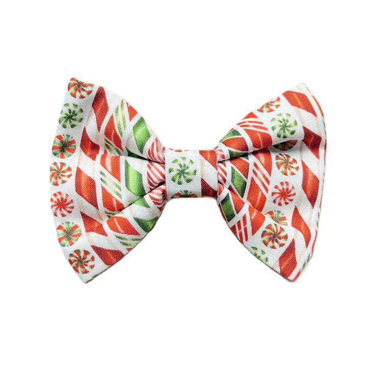 Peppermint Stripe Bow Tie