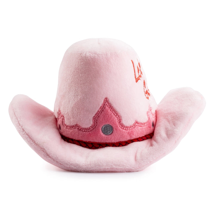 Pink Cowboy Hat Dog Toy