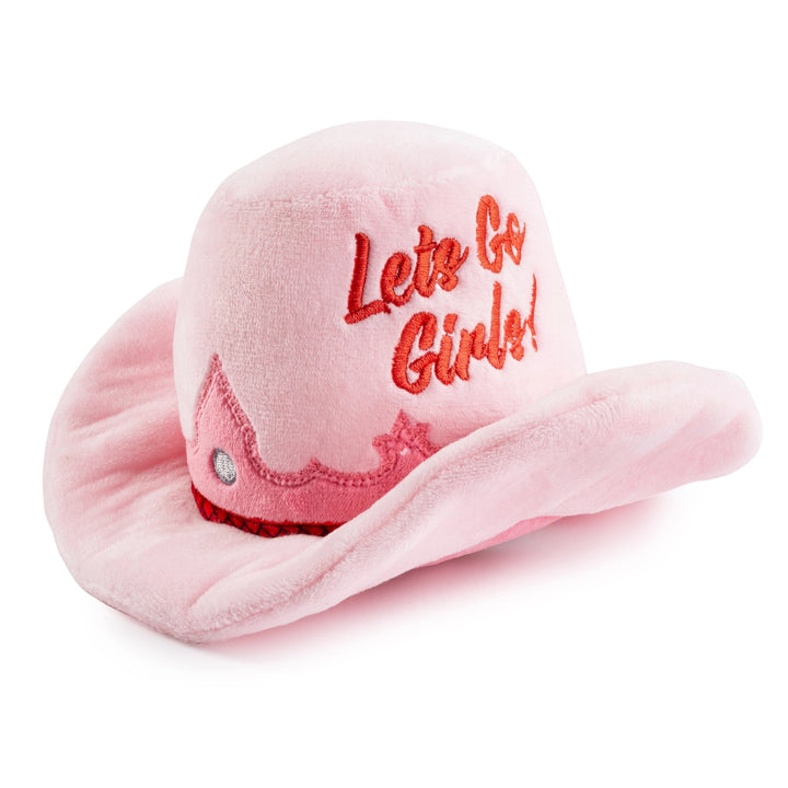 Pink Cowboy Hat Dog Toy