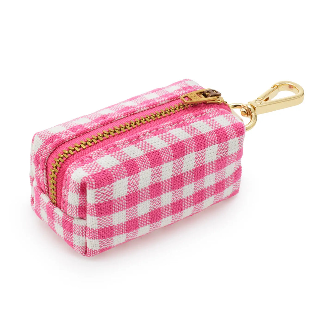 The Foggy Dog Bag Dispenser - Pink Gingham