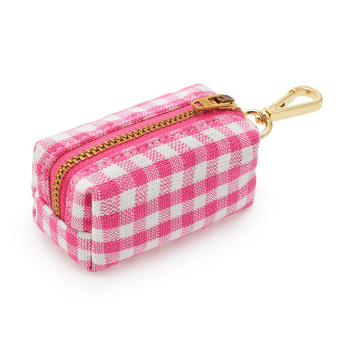 The Foggy Dog Bag Dispenser - Pink Gingham