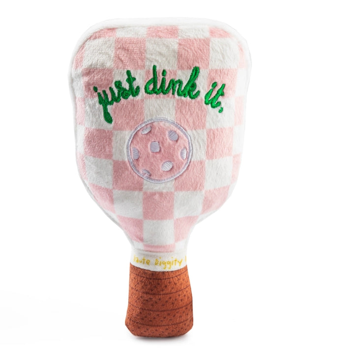 Pink Pickleball Paddle Dog Toy