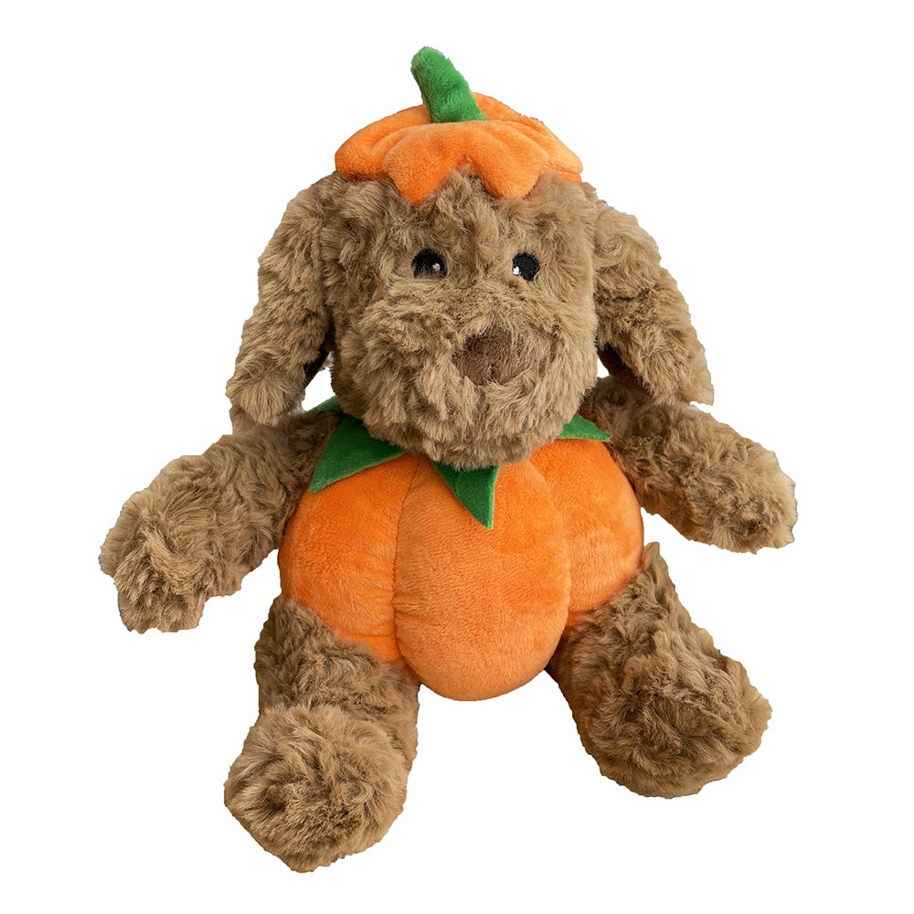 Pumpkin Plush Dog Toy