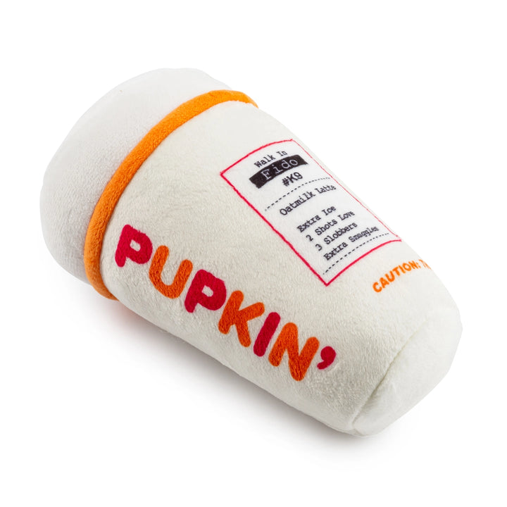 Pupkin' Donuts Hot Coffee Dog Toy