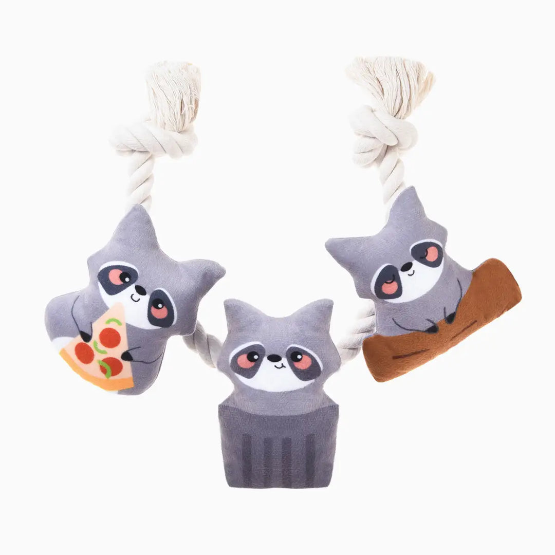 Raccoons Rope Dog Toy