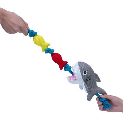 Shark Floating Tug Toy with Fish