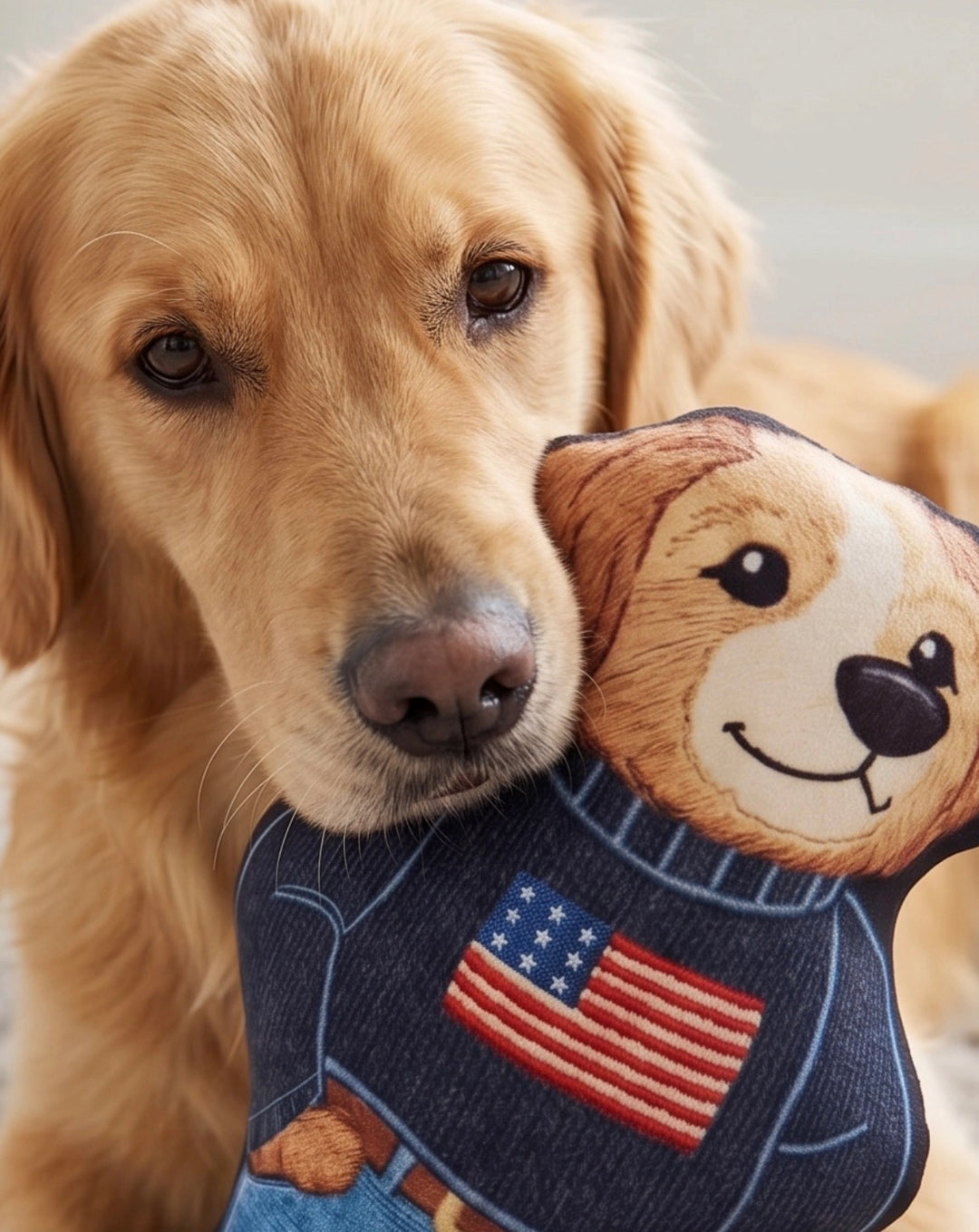 Ruff Lauren Teddy Dog Plush