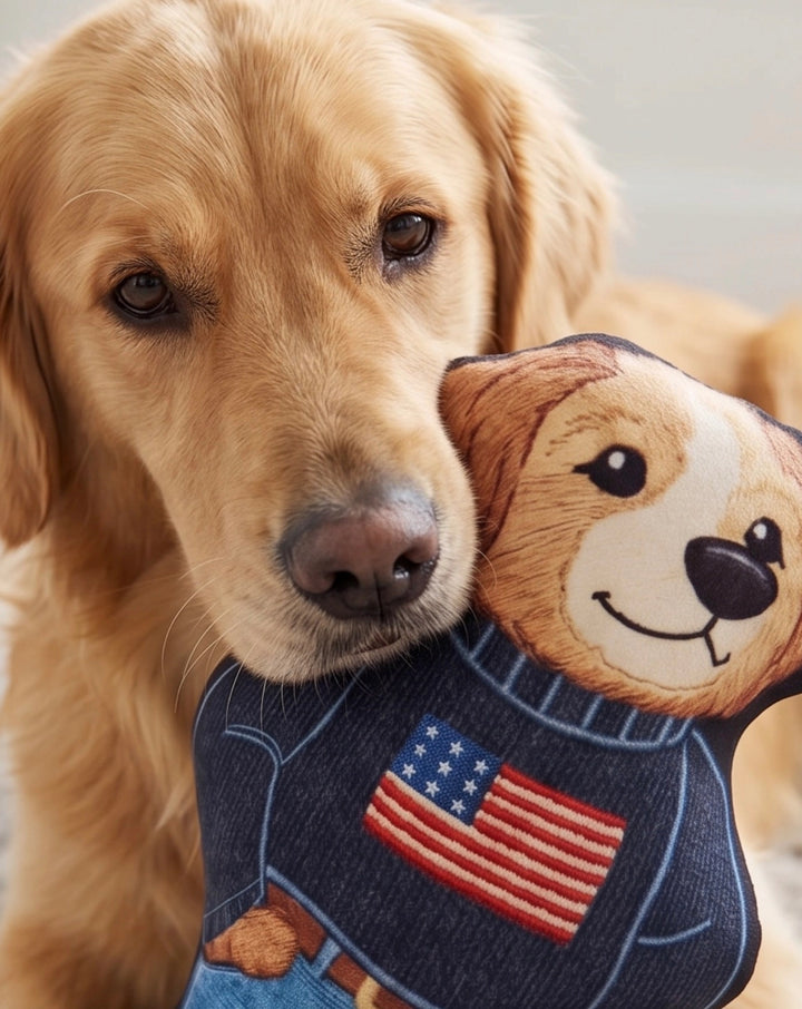 Ruff Lauren Teddy Dog Plush