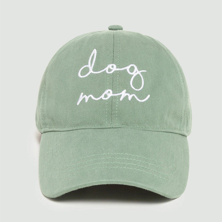 "Dog Mom" Script Baseball Cap