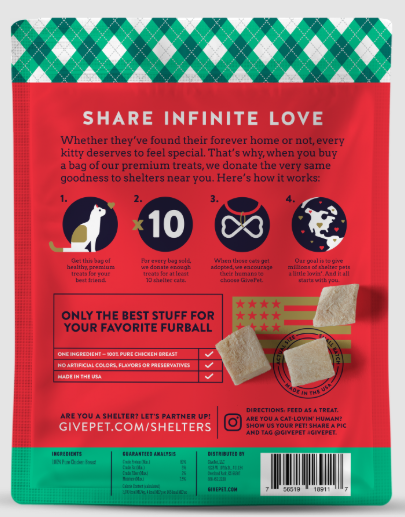 GivePet Santa Claws Cat Treats