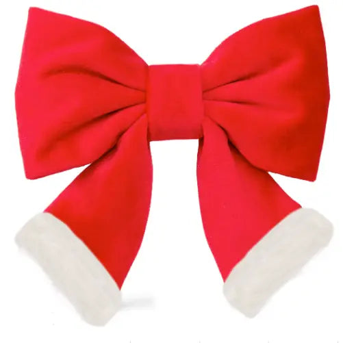 Mrs. Santa Paws Dog Bow