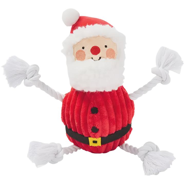 Jolly Santa Dog Toy