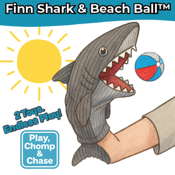 Chomp & Chase Shark Dog Toy