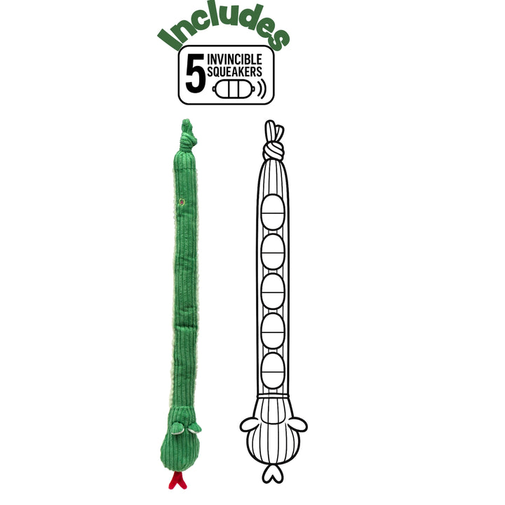 Snake Knottie Dog Toy
