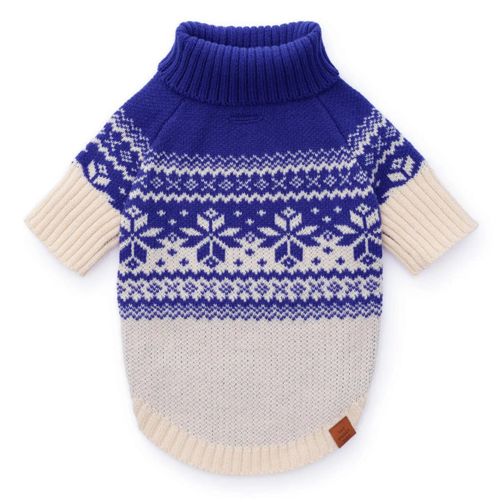 Snow Day Fair Isle Dog Sweater
