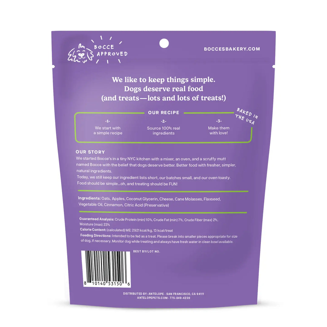 Bocce's Spiced Cider Soft & Chewy Dog Treats