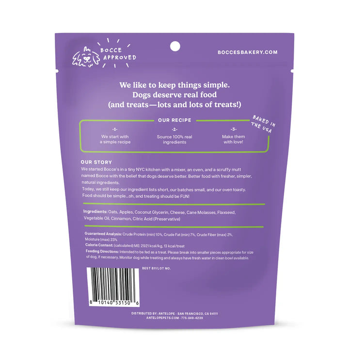 Bocce's Spiced Cider Soft & Chewy Dog Treats