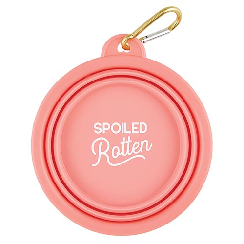 "Spoiled Rotten" Collapsible Dog Bowl