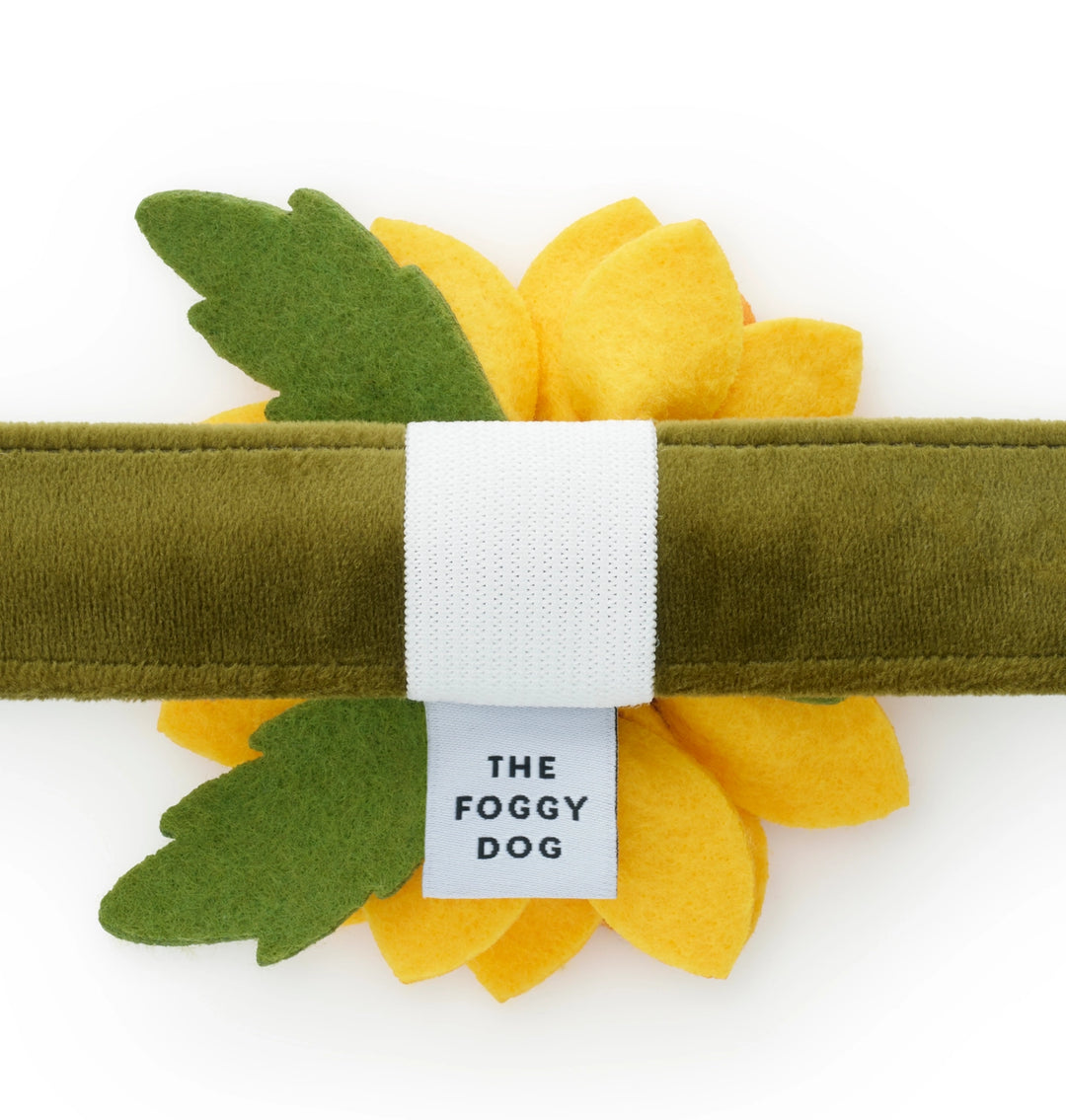 Sunflower Dog Collar Flower