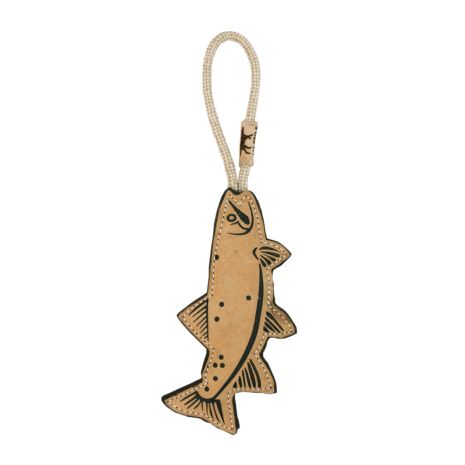 Leather Trout Tug Toy