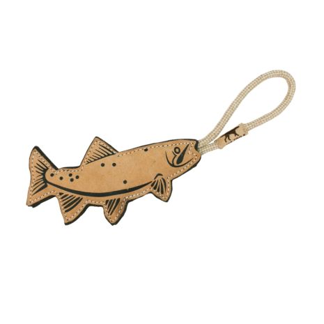 Leather Trout Tug Toy