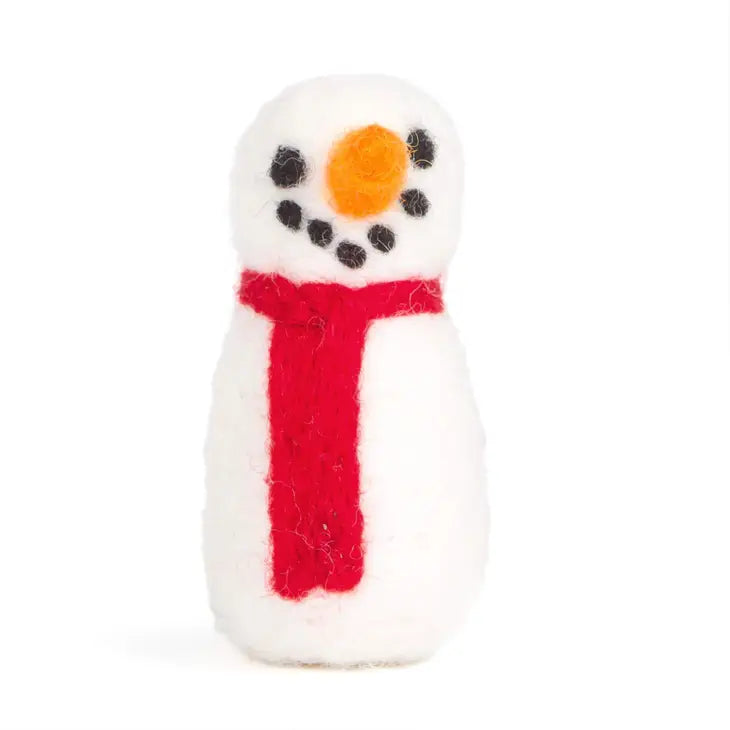 Woolly Snowman Cat Toy