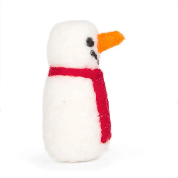 Woolly Snowman Cat Toy