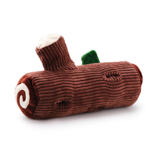 Yule Log Interactive Snuffle Dog Toy