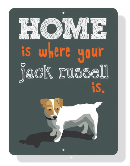 Jack Russell Terrier Indoor/Outdoor Sign