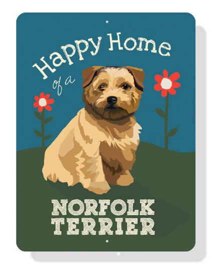 Norfolk Terrier Indoor/Outdoor Sign