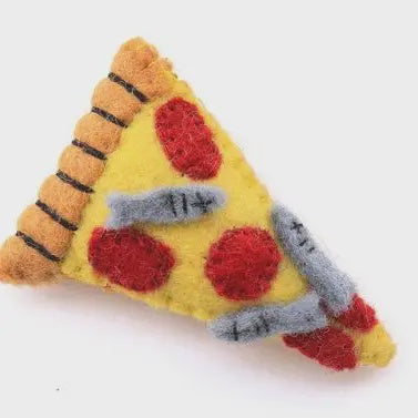 Woolly Anchovy Pizza Cat Toy
